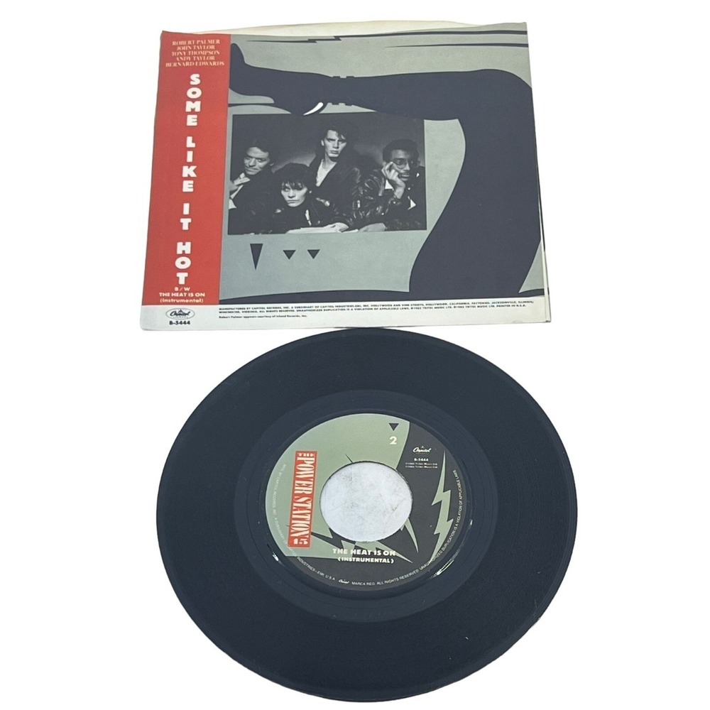 The Power Station Some Like It Hot 7" Vinyl Single 45 RPM Capitol B-5444‎ 1985 - Picture 2 of 2